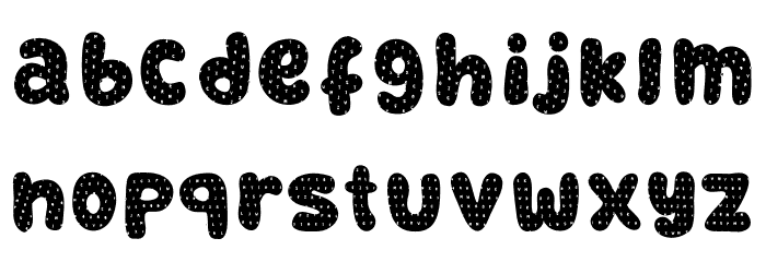 RetrofieldDemoTextured Font LOWERCASE