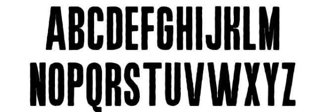 Retroforge Condensed Fuentes MAYÚSCULAS