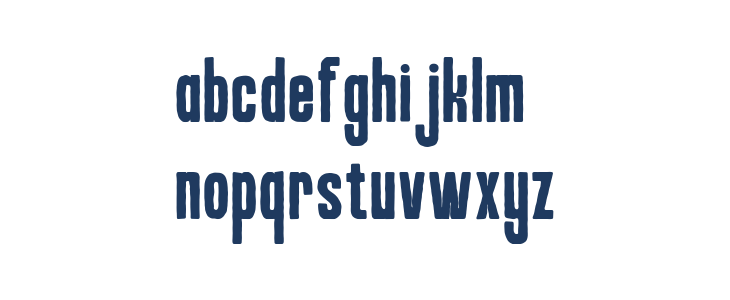 Retroforge Condensed Lowercase