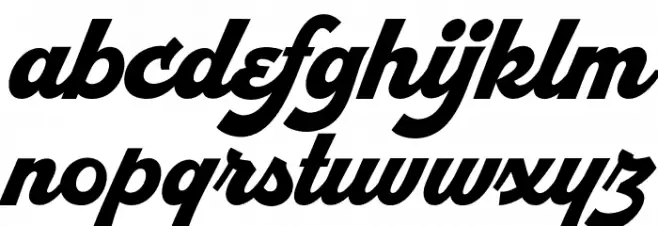 RetrofunkScriptPersonalUse 字体 小写