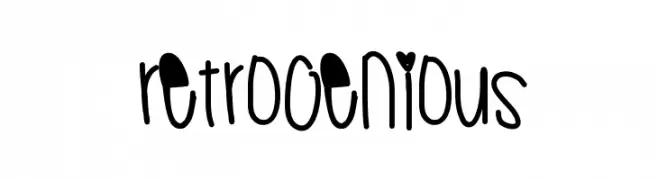 Retrogenious  تنزيل الخطوط