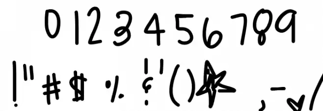 Retrogenious Font OTHER CHARS