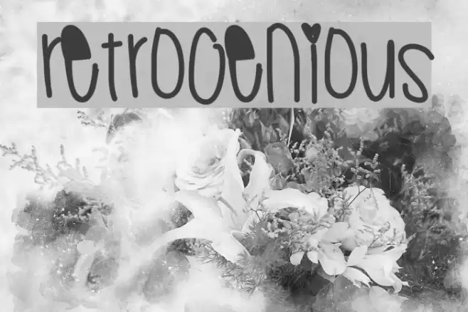 Retrogenious Font examples