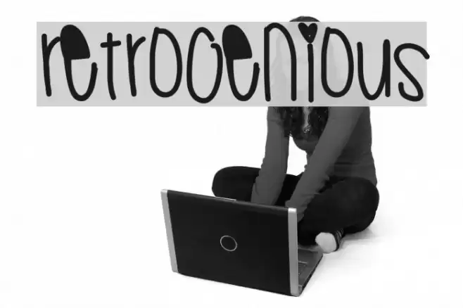 Retrogenious Font examples