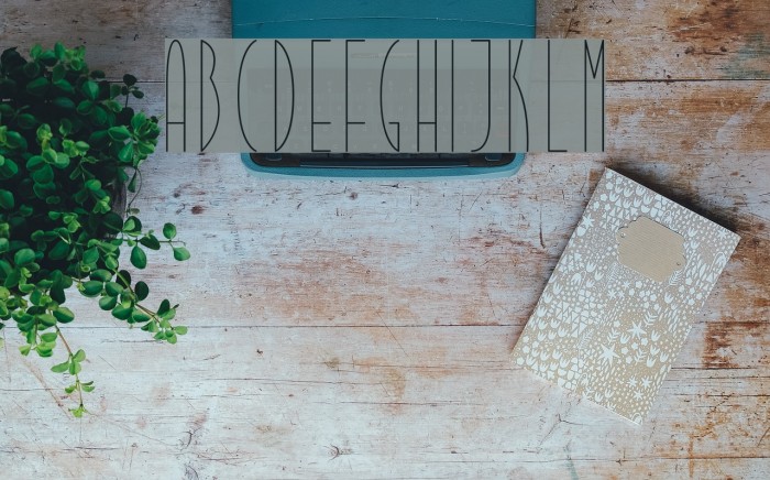 Retrograde Phase II Font examples