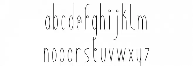 Retrograde Phase I 字体 小写