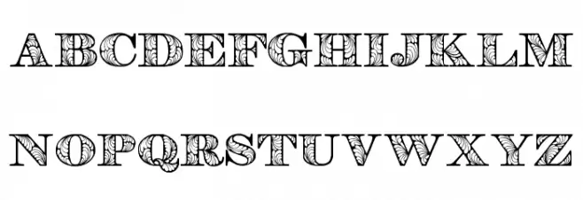 Retrograph Шрифта ВЕРХНИЙ