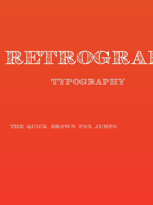 Retrograph Poster