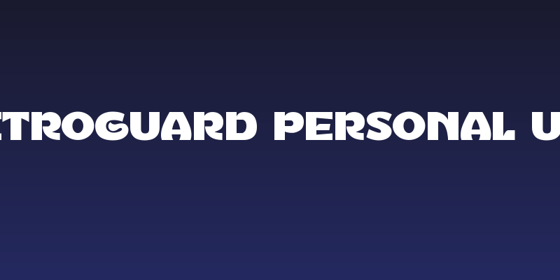 Retroguard Personal Use Social Header