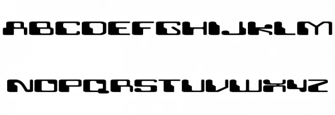 Retroheavyfuture خط أحرف كبيرة