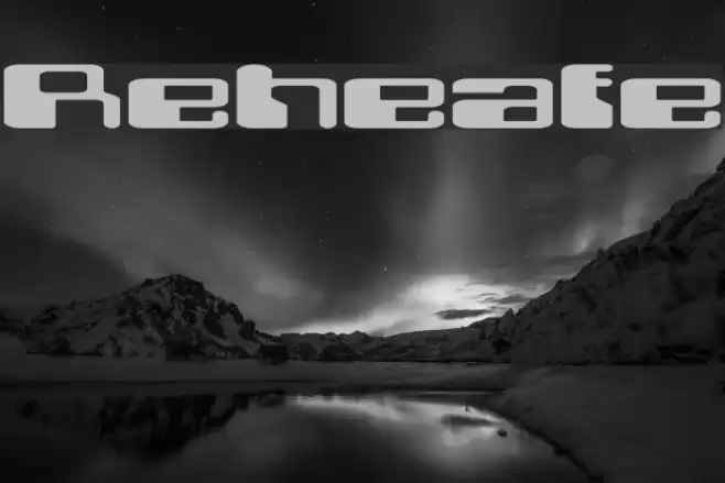 Retroheavyfuture Caratteri examples