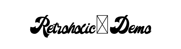 Retroholic - Demo  لخطوط تنزيل
