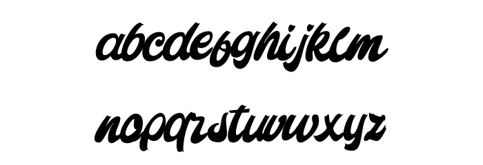 Retroholic - Demo Font LOWERCASE