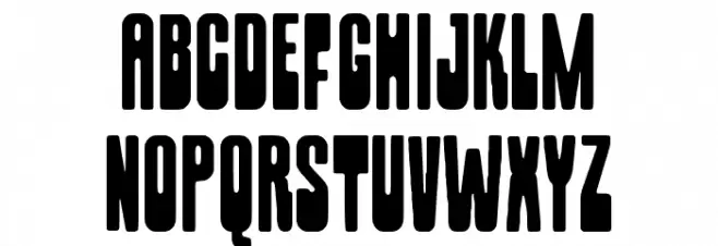 Retroholz Font LOWERCASE