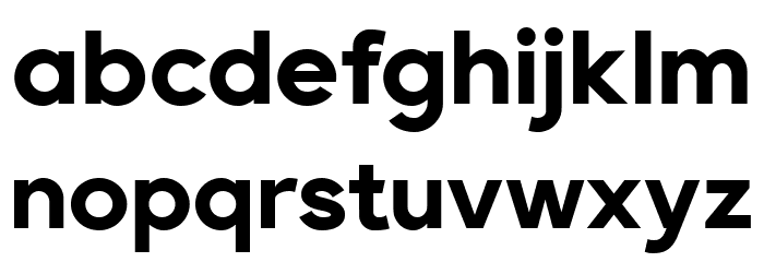 Retroica Font LOWERCASE
