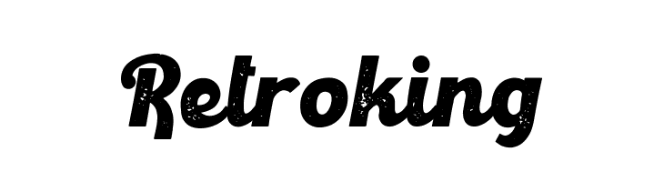 Retroking  Frei Schriftart Herunterladen