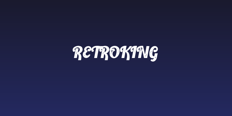 Retroking Social Header
