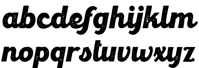 Retroking Font LOWERCASE