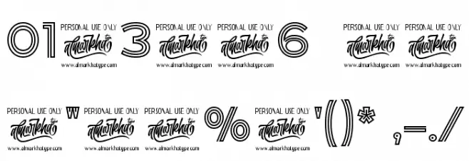 Retrolight Font OTHER CHARS