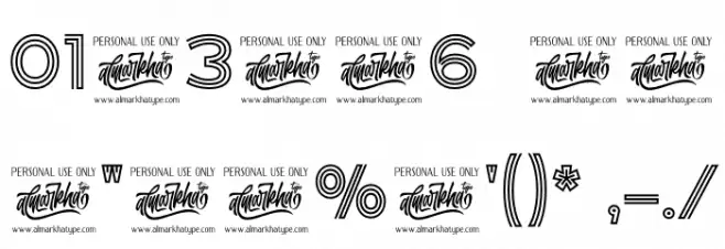 Retrolight Font OTHER CHARS