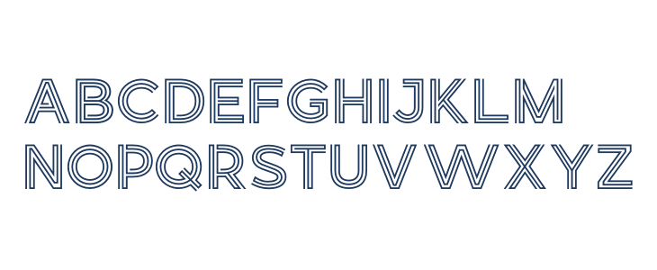 Retrolight Lowercase