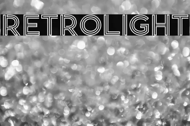 Retrolight Font examples