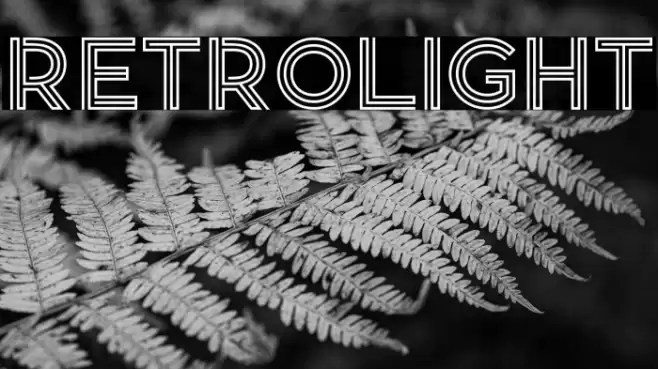 Retrolight Font examples