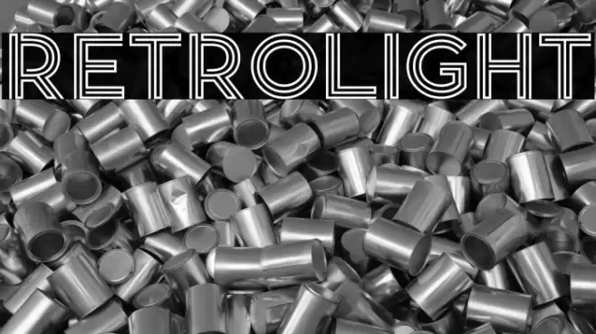 Retrolight Font examples