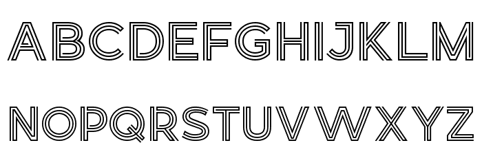 Retrolight Font LOWERCASE