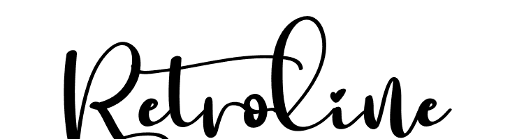 Retroline  Free Fonts Download