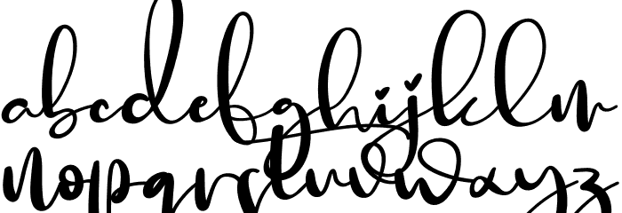 Retroline Font LOWERCASE