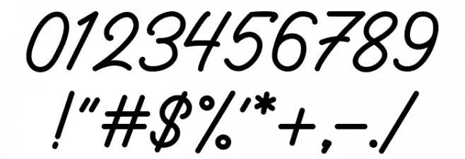 RetrologyDEMO Font OTHER CHARS