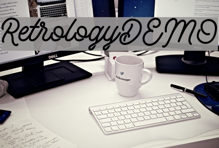RetrologyDEMO Font examples