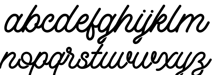 RetrologyDEMO Font LOWERCASE