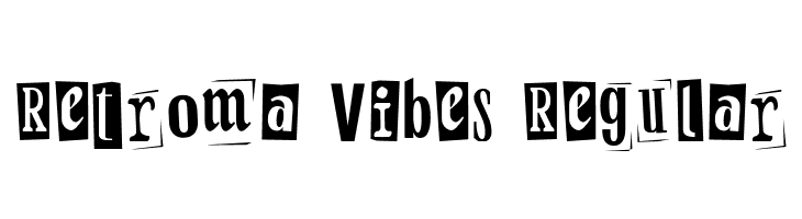 Retroma Vibes Regular  フリーフォントのダウンロード