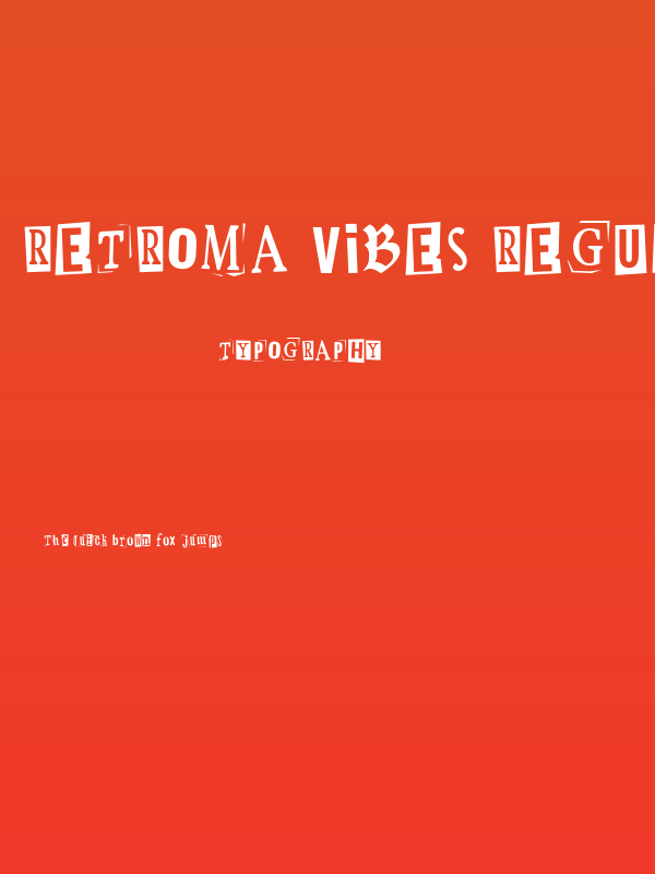 Retroma Vibes Regular Poster