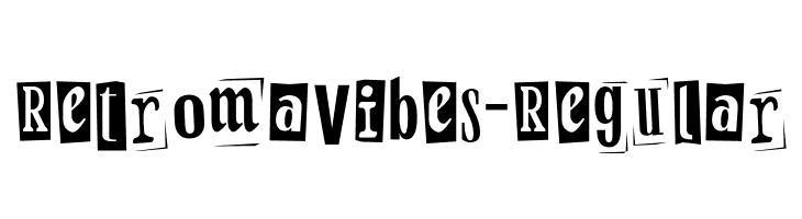 RetromaVibes-Regular  नि: शुल्क फ़ॉन्ट्स डाउनलोड