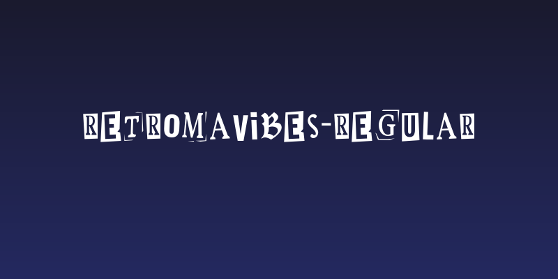RetromaVibes-Regular Social Header