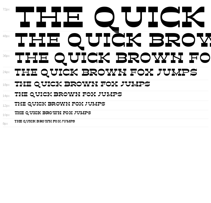 Retroman Bold Waterfall