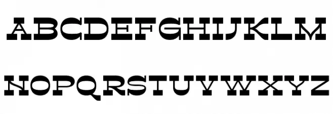 Retroman Bold Font Litere mici