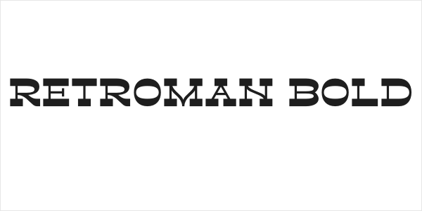 Retroman Bold Logo