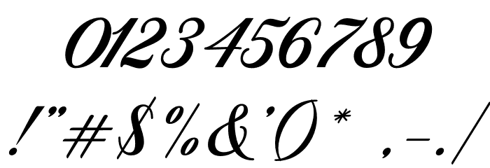 RetromarkScriptDemo-Regular Font OTHER CHARS