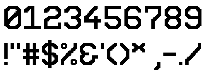 Retron2000 フォント その他の文字