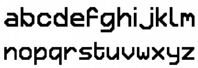 Retron2000 Font Litere mici