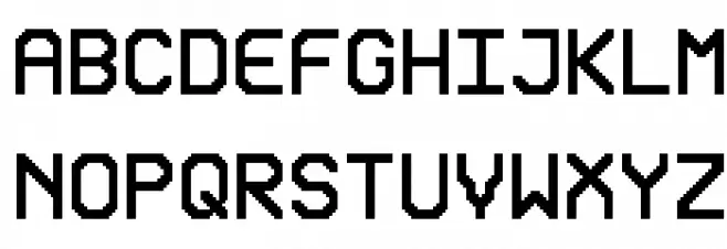 Retron2000 Schriftart Groß