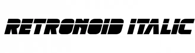 Retronoid Italic  Frei Schriftart Herunterladen