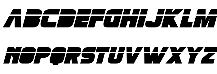 Retronoid Italic Font LOWERCASE
