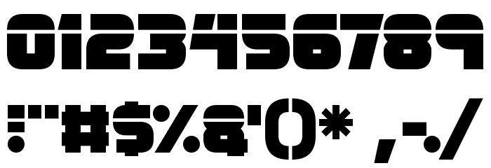 Retronoid Font OTHER CHARS