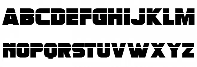 Retronoid フォント 大文字