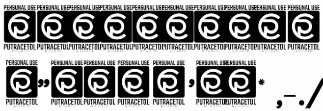 Retroparty Font OTHER CHARS